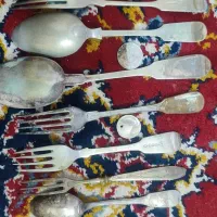قاشق و چنگال نقره قدمت ۱۵۰سال
