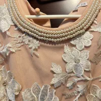 لباس مجلسی زنانه نو، برند امریکایی، گلدوزی،تگ‌دار