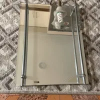 آینه روشویی به همراه چراغ