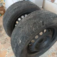 لاستیک   خارجی   وایرانی  سالم   با رینگ  جفت