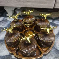 قندان گوزن دار جنس سنگ مصنوعی