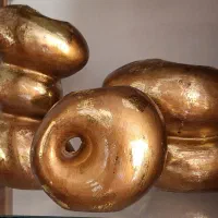 گلدان طلا کوب
