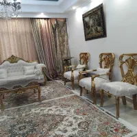 مبلمان استیل 9نفره و راحتی ۷ نفره
