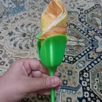 جا دستمالی گل . جا دستمالی