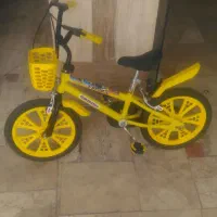دوچرخه ۱۶ زرد پسرانه دخترانه