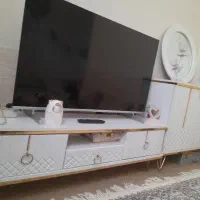 آیینه کنسول و میز تلویزیون ست با آیینه شمعدان