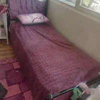 تخت فلزی تک نفره