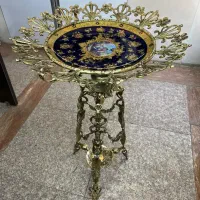 کنار سالنی برنز ظرف سرمه ای
