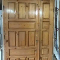 درب  با چهارچوبه تمام چوب روسی