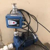پمپ 1 اسب ابارا در حد نو با منبع آب