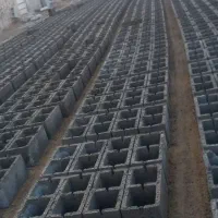 بلوک دیواری وته بسته به اندازه ۲۰×۴۰