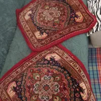 پشتی دستبافت یک جفت قشقایی ۶۵ در ۶۵