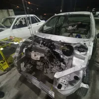 صافکاری جوشکاری مکانیکی شاسی و اطلاق پاترول پراید