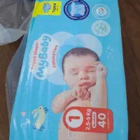 4 بسته پوشک  مای بیبی  سایز 1 هر عدد 470 هزار