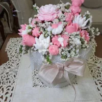 انواع گیفت شمع باکس گل گیفت یادبود
