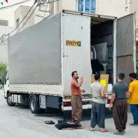 بـاربری«نگــین‌بار»جابجای اثاثیه کنگان داخل شهری
