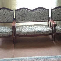 مبل هشت نفره چوبی