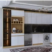 ساخت ونصب مصنوعات چوبی.کابینت .کمد