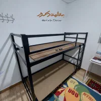 تخت خواب دو طبقه فلزی مدرن