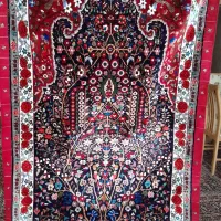 قالیچه دستباف ابریشم  دویدوخ
