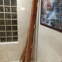 کم چوبی بدون درب به همراه شیشه