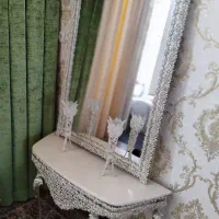آینه شمعدان طرح نقره