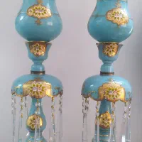 شمعدان برقی کریستال