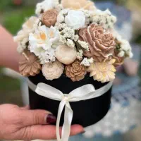 دکوری سنگی و شمع