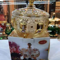 شکلات خوری طلاکوب ۳پایه