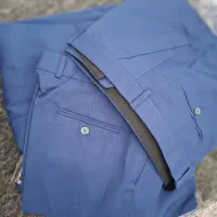شلوار پارچه ای ابی سایز 48
