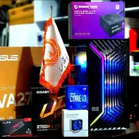 کیس ۱۶ هسته i5 14400 نسل 14 رم 16 و B760 و RX 580