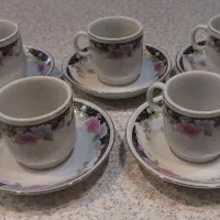 فنجون نعلبکی قهوه خوری قدیمی ژاپنی