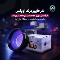 لنز اوپکس 7×7 مخصوص لیزر فایبر