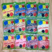 بادکنک تک رنگ ۱۰۰ عددی