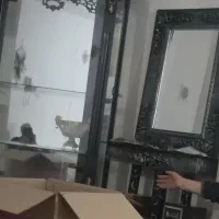 بوفه و آینه شمعدان