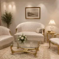 مبل کلاسیک سلطنتی استیل ۱۵ نفره تمام چوب ایتالیایی