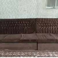 دو دست مبل قهوه ایی، رایگان هدیه می‌گردد