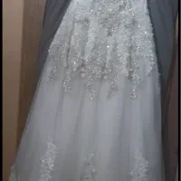 لباس عروس سالم با ژپون و شنل