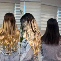 مرکز تخصصی اکستنشن موی طبیعی نصب رایگان بافت مو