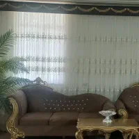 پرده سالم همراه قاب ،پشت پرده در ابعاد ۴/۵ در ۲/۶۰