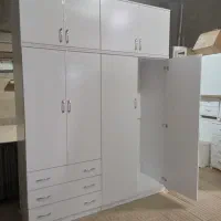 کمد دو منظوره (لباس و رختخواب+۳کشو)