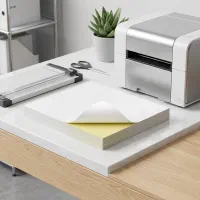 کاغذ پشت چسبدار گلاسه و مات (A3 ،A4 و سایز سفارشی)