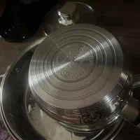 تابه وشیر داغ کن استیل