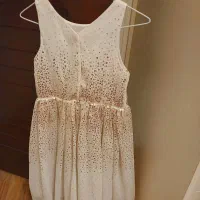 پیراهن پولکی طلایی سفید H&M