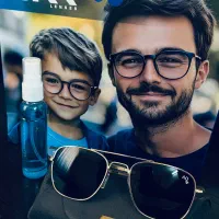عینک امریکایی AO شیشه سنگ