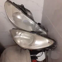 جفت چراغ جلو ۲۰۶ فابریکی بدون ترک یا شکستگی