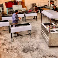فرساندویچ کته پز میزکار سینک کانترگرم تولید