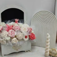 باکس گل شمع شیک