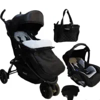 کالسکه مکس دلیجان آکبند با ساک لوازم