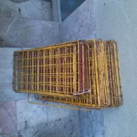 قفسه رنگی فلزی دکور مغازه و خانه